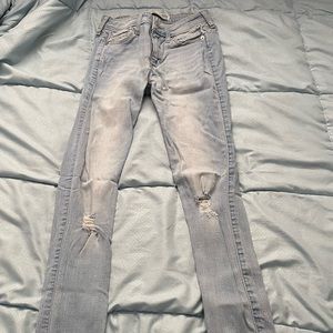 Light Wash Distressed Jeans